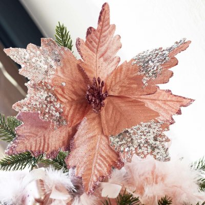 Springos CA1227 VÁNOČNÍ DEKORACE POINSETTIA 25 CM – Hledejceny.cz