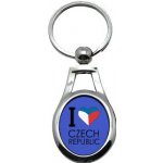 Přívěsek na klíče ovál I love Czech republic – Zboží Mobilmania