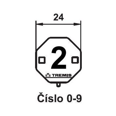 TREMIS Návlečka č.2 k očíslování zemničů, 1 ks – Zbozi.Blesk.cz