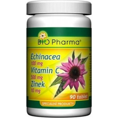 MedPharma Echinacea 100 mg + VitamínC 500 mg + Zinek 10 mg 90 tablet – Zbozi.Blesk.cz