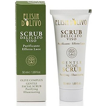 Erbario Toscano jemný rozjasňující pleťový peeling Oliva (Gentle Facial Scrub) 50 ml