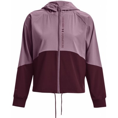 Under Armour Woven FZ Jacket fialová – Zboží Mobilmania