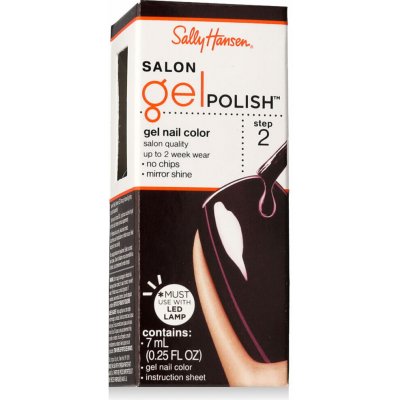 Sally Hansen Salon Gel Polish Gel Nail Color gelový lak na nehty odtstín 268 Pat On The Black 7 ml – Zboží Dáma
