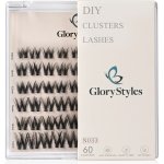 GloryStyles Samolepící segmentové řasy Invisible Band N033 dlouhé (10 - 16 mm) – Zboží Dáma