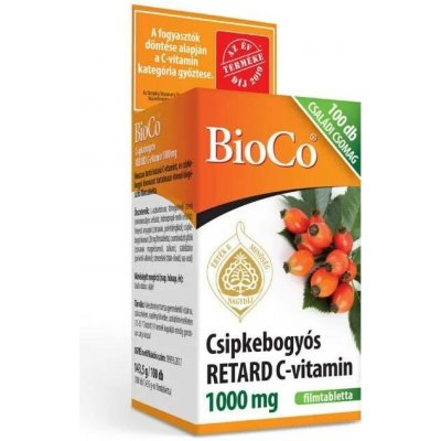 BioCo Vitamín C retard 1000 mg se šípkami 100 ks – Hledejceny.cz