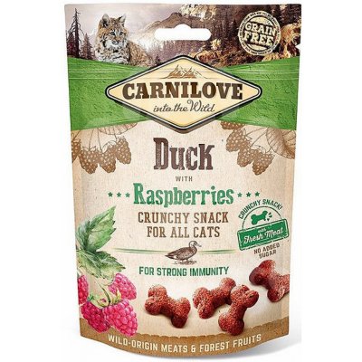 Carnilove cat Snack Crunchy Snack Duck with Raspberries with fresh meat 50 g – Hledejceny.cz