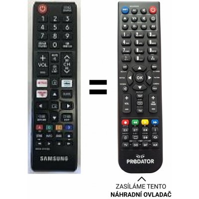 Dálkový ovladač Predátor pro Samsung QE55Q70T – Zboží Živě