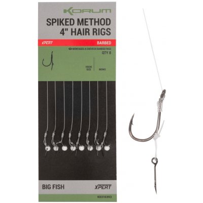 Korum Návazce Spiked Method Hair Rigs Barbed - #14 0,23 mm 8 lb – Sleviste.cz