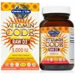 Garden of Life Vitamin D3 RAW 5000 IU 60 kapslí – Hledejceny.cz