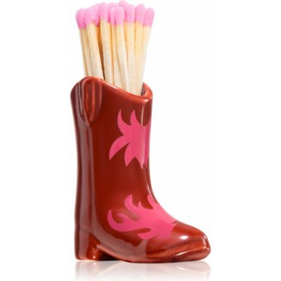 Paddywax Cowboy Boot Match Holder zápalky Red & Pink Flame 25 ks – Sleviste.cz