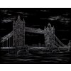 Škrábací  obrázek Artlover Škrabací obrázek Tower Bridge stříbrný