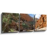 Obraz 3D třídílný - 150 x 50 cm - View of Ormiston Gorge, Macdonnell Ranges, Australia Pohled na Ormiston Gorge, Macdonnell Ranges, Austrálie