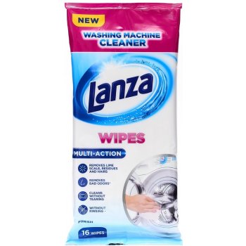 Lanza Washing Machine Cleaner Wipes Multi-Action ubrousky na čištění pračky 16 ks