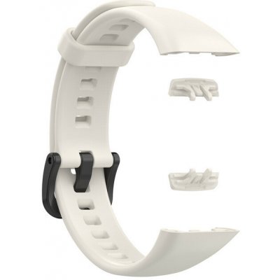 Drakero Silikonový řemínek PLAIN bílý pro Huawei Band 6 a Honor Band 6/7 10282 – Zboží Živě