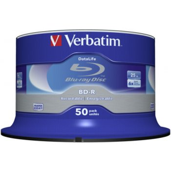 Verbatim BD-R 25GB 6x,spindle, 50ks (43838)