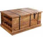 Interior DE Barový stolek Bodega 100 cm masiv sheeshamKF39060 – Zboží Mobilmania