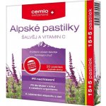 Cemio Alpské pastilky Šalvěj a vitamin C 40 pastilek – Hledejceny.cz