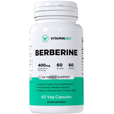 Vitamin360 Berberin 60 Veg Kapslí – Hledejceny.cz