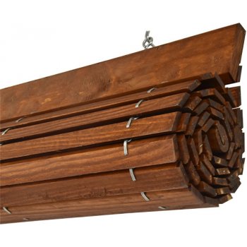Vingo Dřevěná roleta na pergolu - třešeň II. 100 x 250 cm