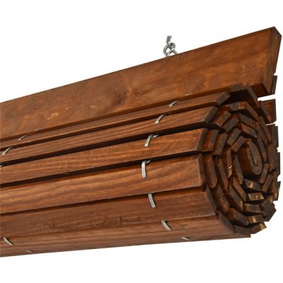 Vingo Dřevěná roleta na pergolu - třešeň II. 100 x 250 cm