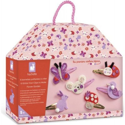 Janod Atelier Sada na výrobu šperků Sponky do vlasů Blooming Garden 6 ks od 5 let – Hledejceny.cz