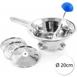 Cookcase art.170 Ruční nerezový pasírovač, 3 vyměnitelné sítka, 20cm – Sleviste.cz
