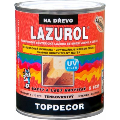 Lazurol Topdecor S1035 0,75 l teak – Zboží Mobilmania