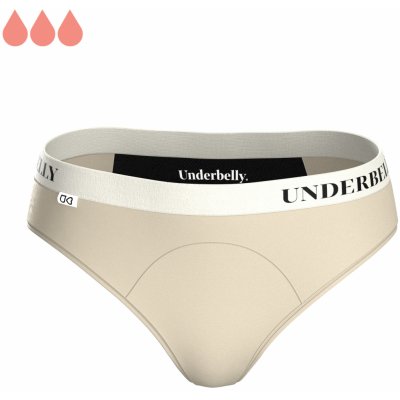 Underbelly menstruační kalhotky UNIVERS šampaň bílá z polyamidu Pro střední až silnější menstruaci