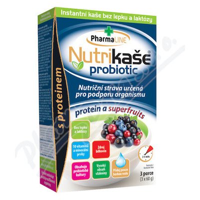 Nutrikaše probiotic protein a superfruits 3 x 60 g – Hledejceny.cz