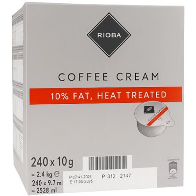 Rioba Smetana do kávy 240 x 10 g – Zboží Dáma