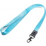 Šňůrka na krk Dlouhá Auto Finesse Luxury Embossed Lanyard Long Teal – Zboží Dáma