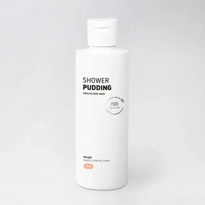 Mark scrub & body Sprchový pudink - Shower pudink Nougat 200 ml