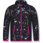 Wolf mikina M2542 černá sytě růžový zip – Sleviste.cz