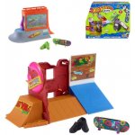 Mattel Hot Wheels Skatepark set s fingerboardem a botami různé druhy 25hgt91 – Zboží Dáma