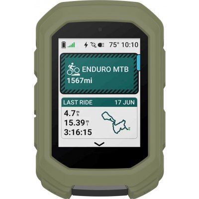 Snug silikonový obal na GPS cyklonavigaci Garmin Edge MTB - zelený | Zboží Auto