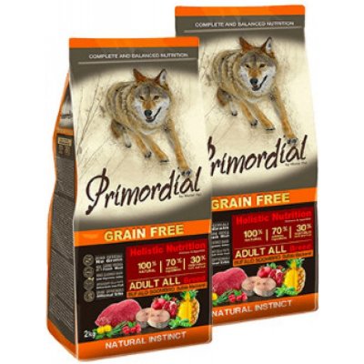 Primordial Adult Grain Free Buffalo & Mackerel 2 x 12 kg – Hledejceny.cz