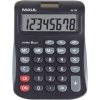 Kalkulátor, kalkulačka Maul MJ 550 stolní kalkulačka černá Displej (počet míst): 8 na baterii, solární napájení (š x v) 155 mm x 11 mm