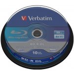 Verbatim BD-R 50GB 6x, DualLayer, spindle, 10ks (43746) – Zboží Mobilmania