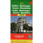 Autokarte Serbien Montenegro Mazedonien 1 : 500.000. Serbia Montenegro Macedoine Serbie Monténégro Macédonie. Serbia Monten – Hledejceny.cz