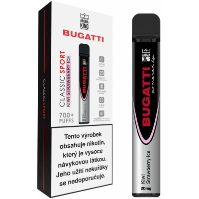 Aroma King Bugatti Classic Sport Menthol 20 Mg 700 potáhnutí 1 ks