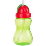 Canpol babies sportovní láhev se slámkou růžová 270 ml – Sleviste.cz