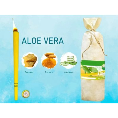 Hoxi svíce Ušní svíce s Aloe vera, v plátěném pytlíku 10 ks – Sleviste.cz