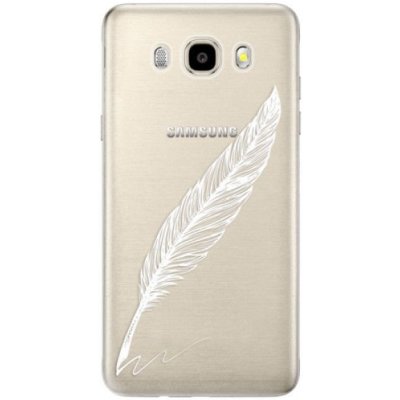 iSaprio Writing By Feather Samsung Galaxy J5 (2016) bílé – Zboží Mobilmania