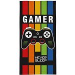 Detexpol Osuška Gamer Never Sleep 70 x 140 cm – Zbozi.Blesk.cz