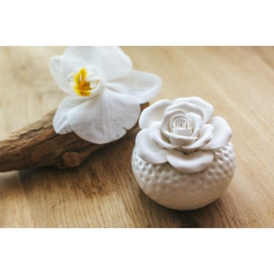 White Orchid aroma kámen Růžička v bílé mističce – Hledejceny.cz