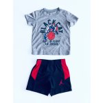 Air Jordan DRI FIT stylové chlapecké sportovní triko s motivem a kraťasy set 2 ks chlapecké šedá – Zboží Mobilmania