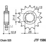 JT Sprockets JTF1586-16RB | Zboží Auto