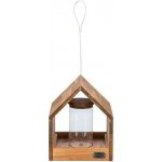 Trixie Natura Venkovní krmítko závěsné domek se silem 20 × 24 × 20 cm glazovaná borovice hnědá – Zboží Mobilmania