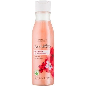 Oriflame Love Nature šampon pro barvené vlasy s šípky a olejem z lněných semínek 250 ml