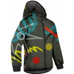 Unuo dětská softshellová bunda s fleecem Basic Khaki Fantazie – Zboží Dáma